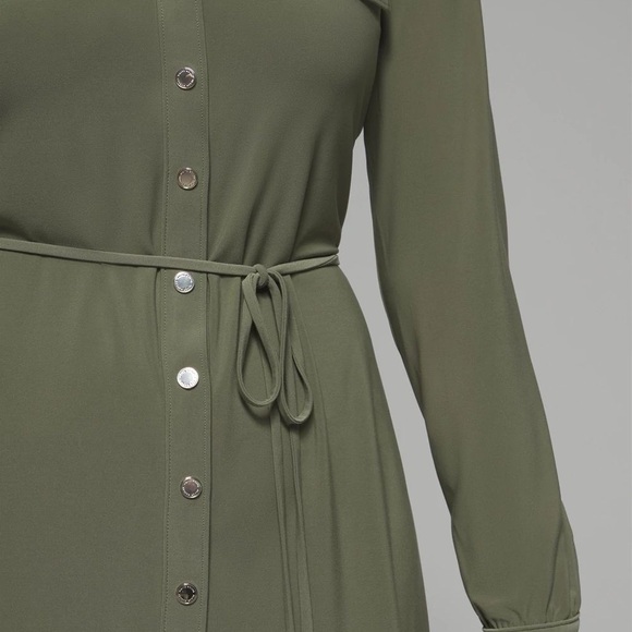 WHBM $90
 Snap Front Shirtdress - Picture 3 of 6